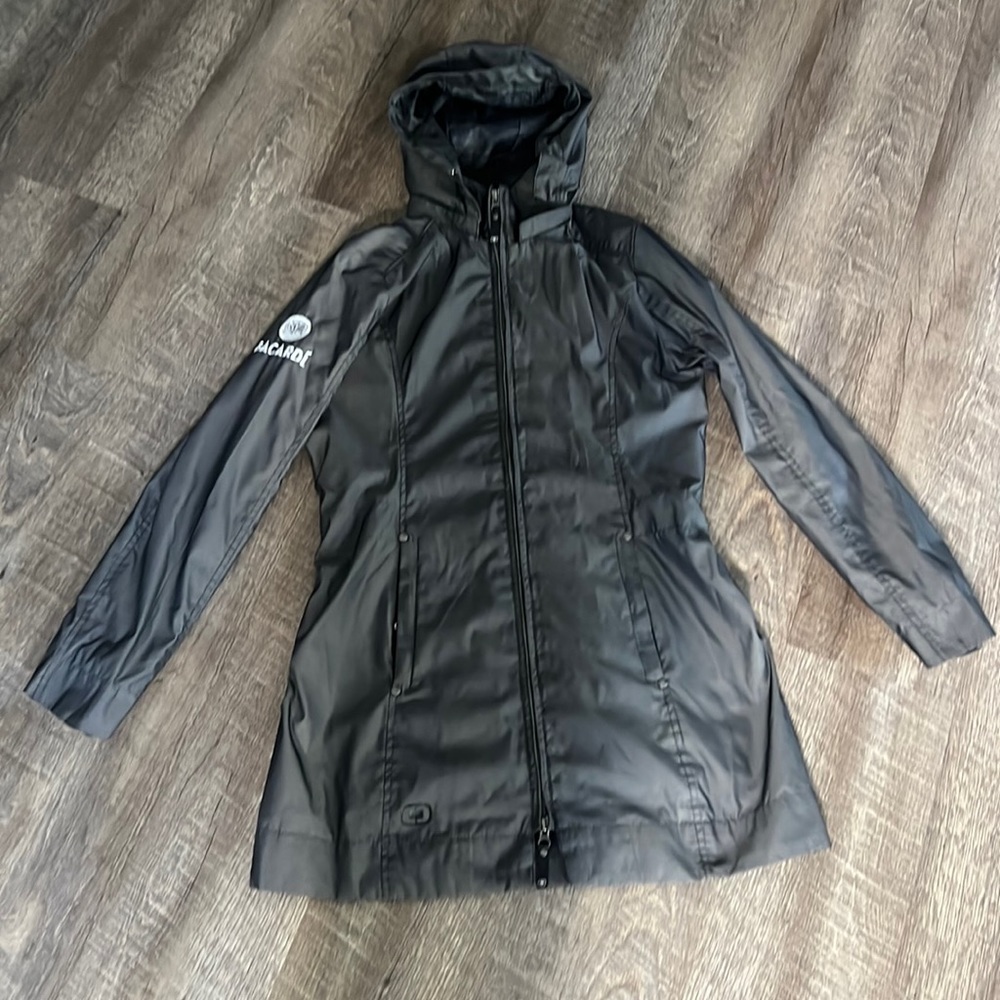 Dark Grey Ogio Medium Length Waterproof Coat (Bacardi Branded) -Great Condition